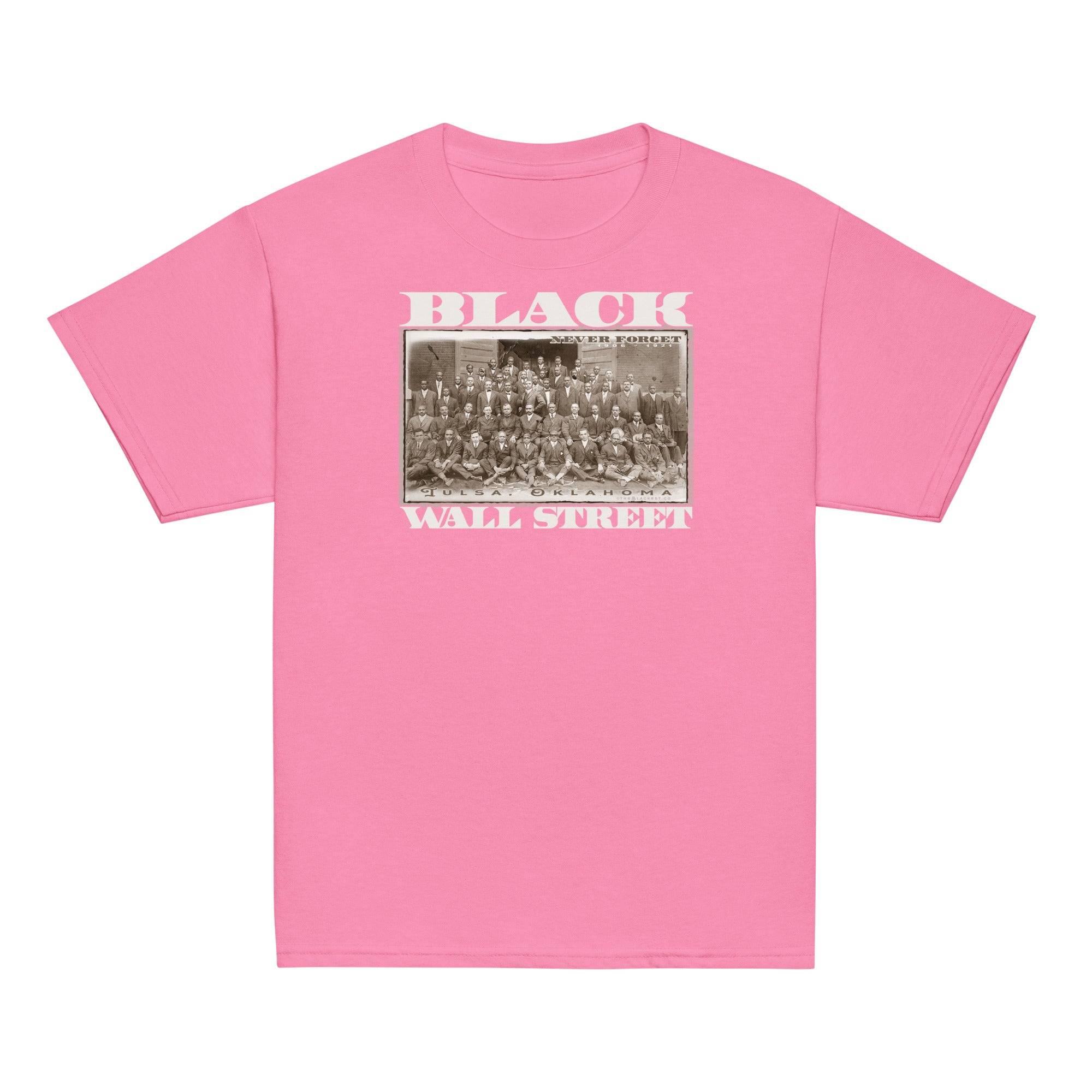 YOUTH Black Wall Street Vintage Image Classic Tee - Image 8