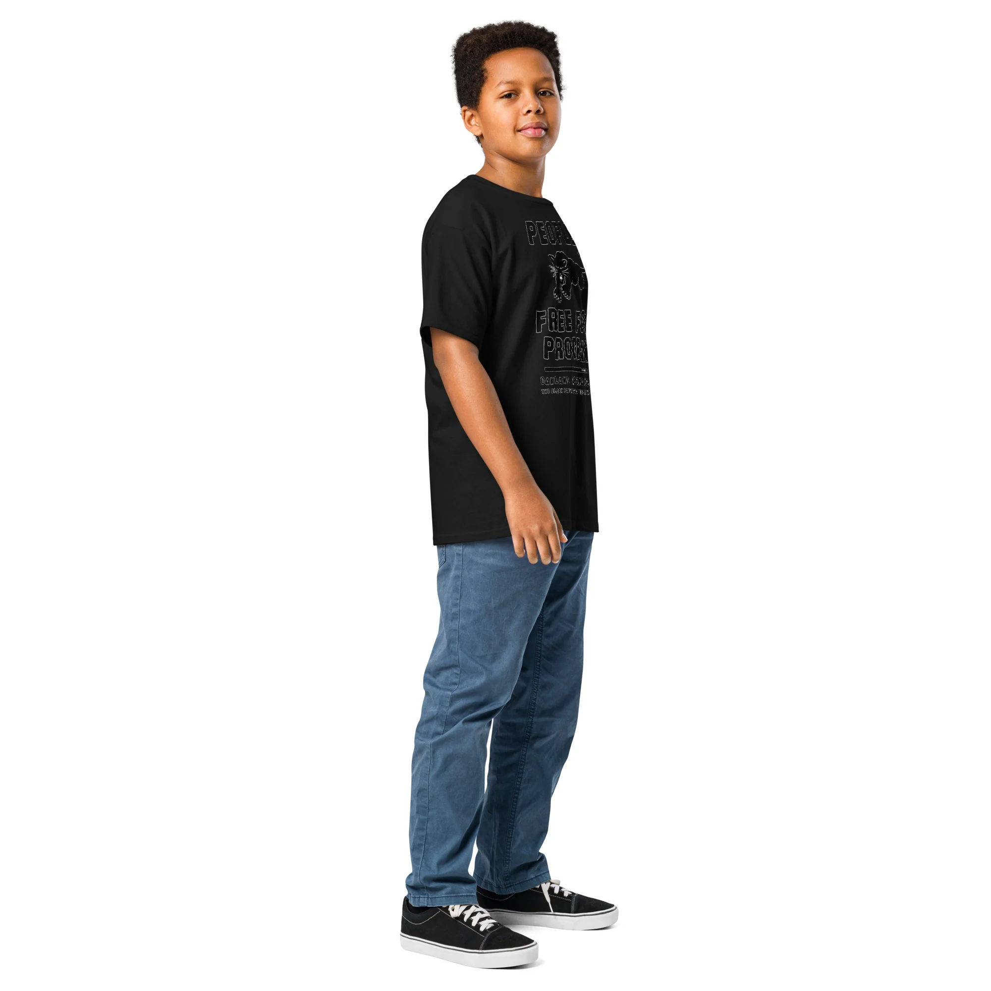 YOUTH BPP Black On Black Power Classic Tee - Image 3