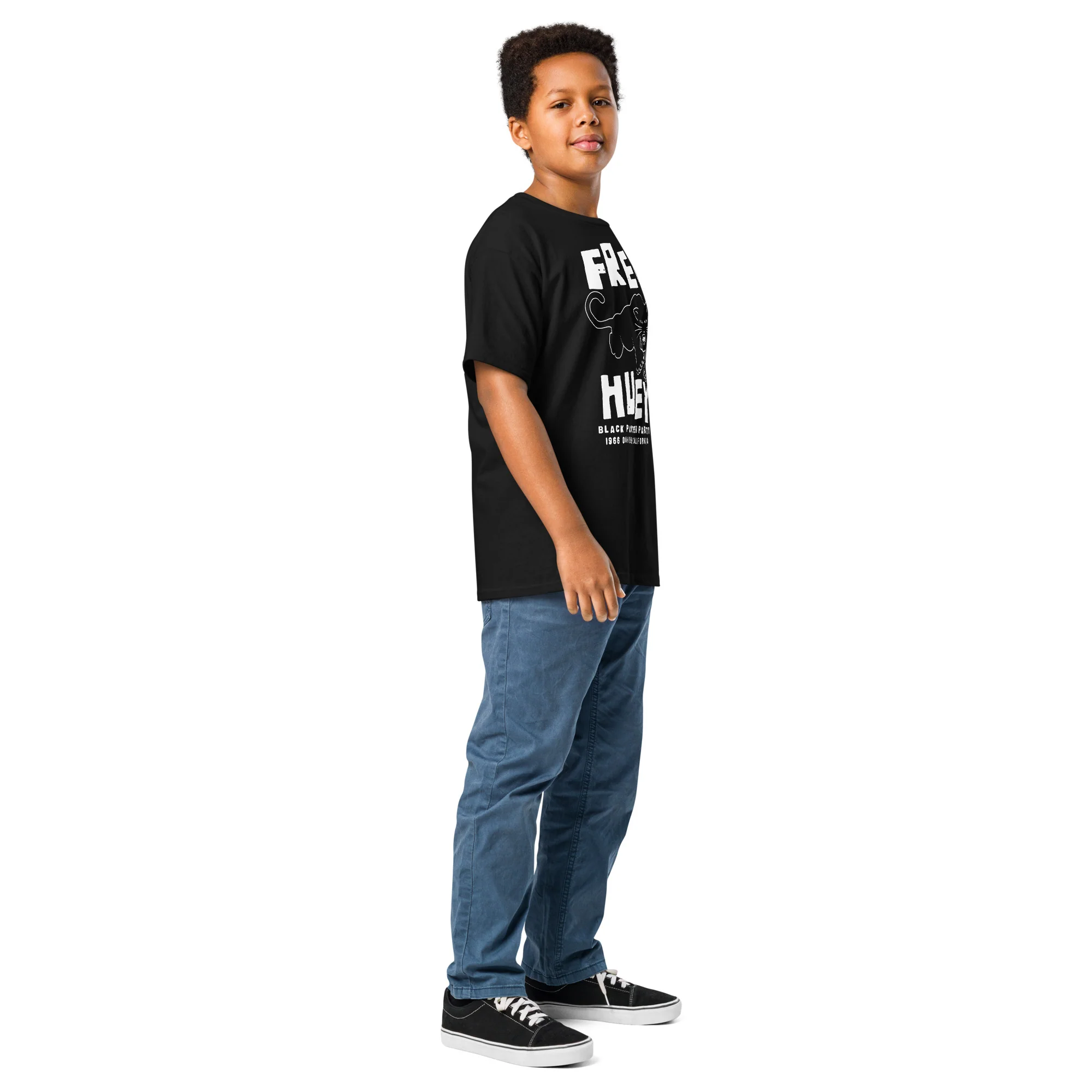 YOUTH Free Huey Black Panther Party Classic Tee - Image 2