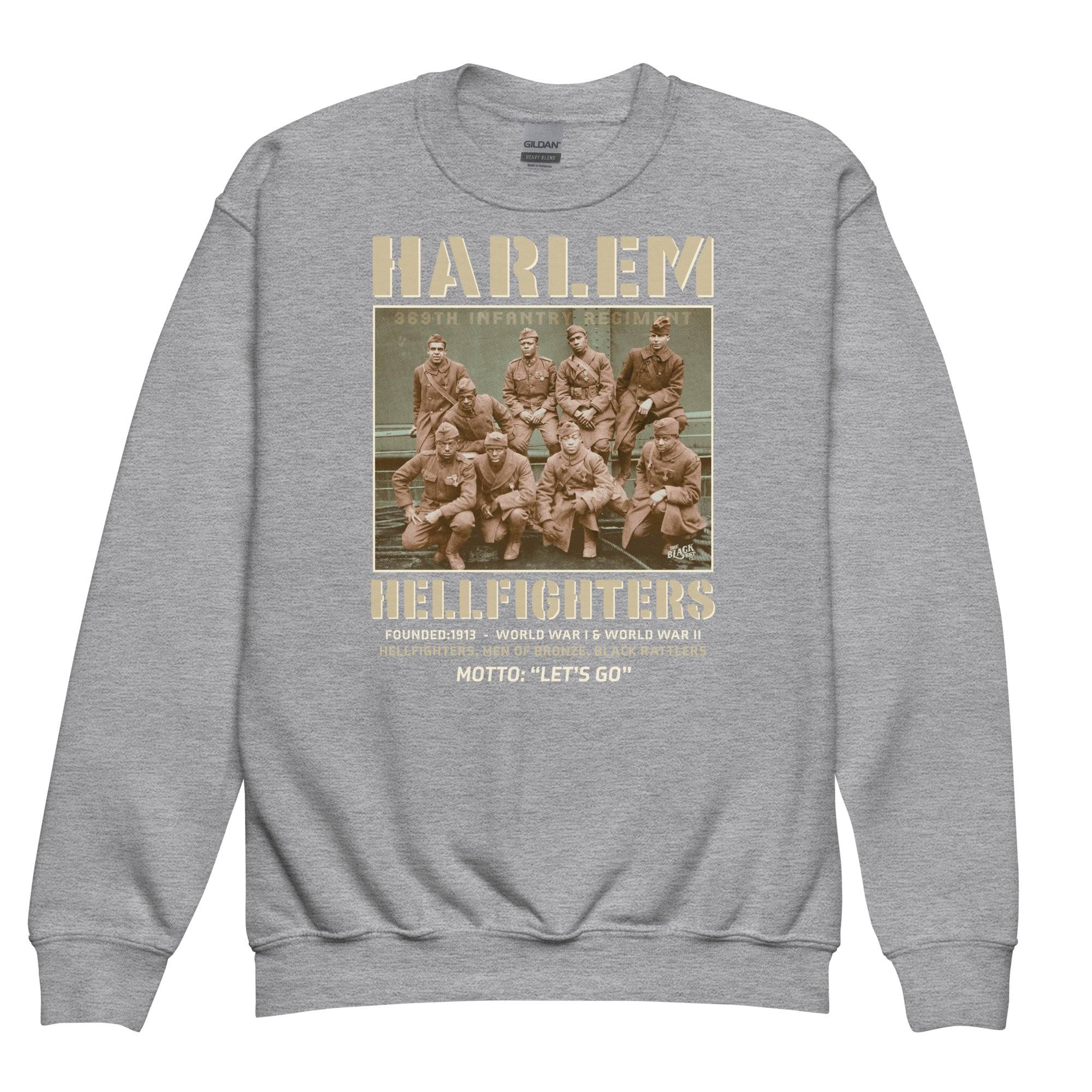 YOUTH Harlem Hellfighters Black Soldiers Crewneck Sweatshirt - Image 10