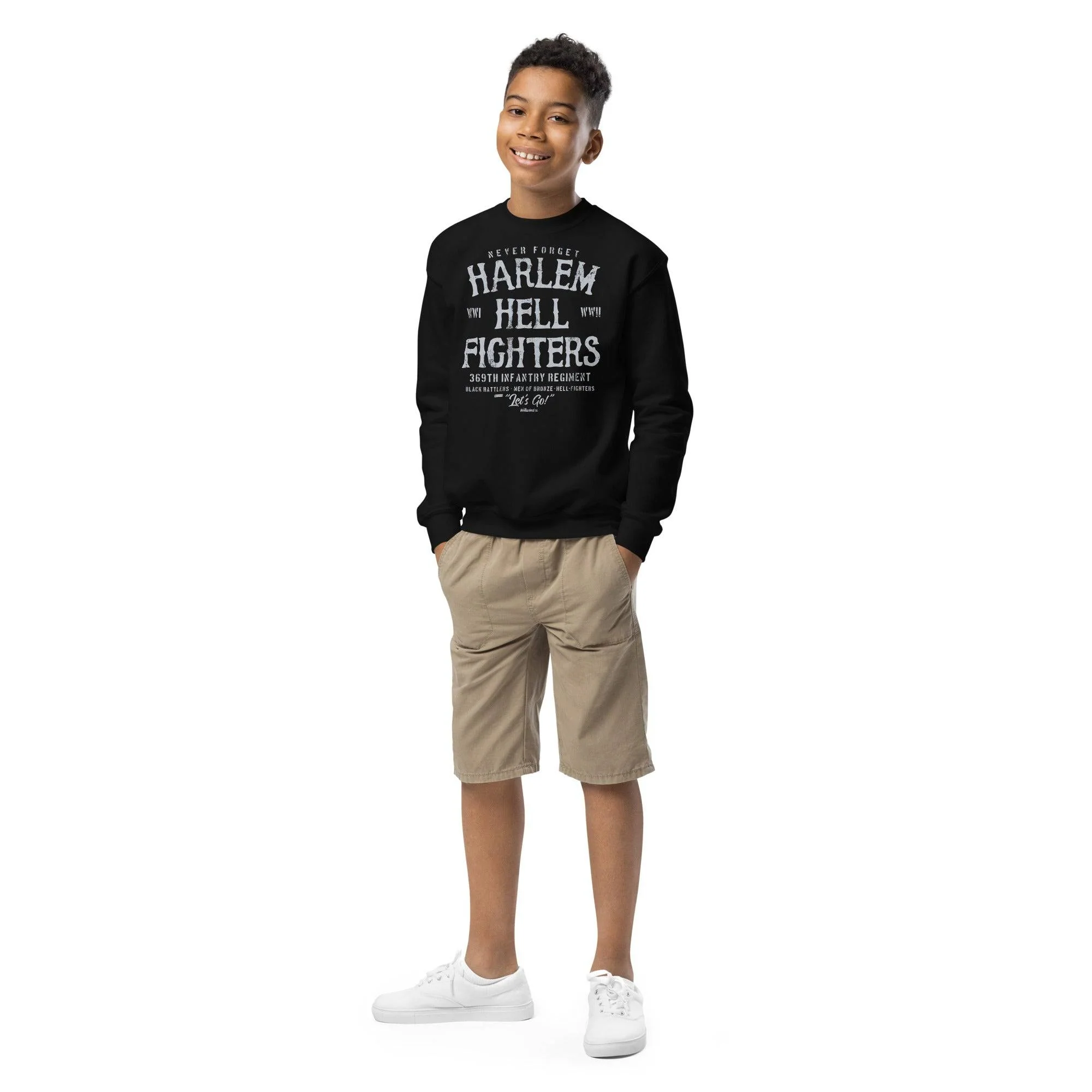 YOUTH Harlem Hellfighters Crewneck Sweatshirt - Image 3