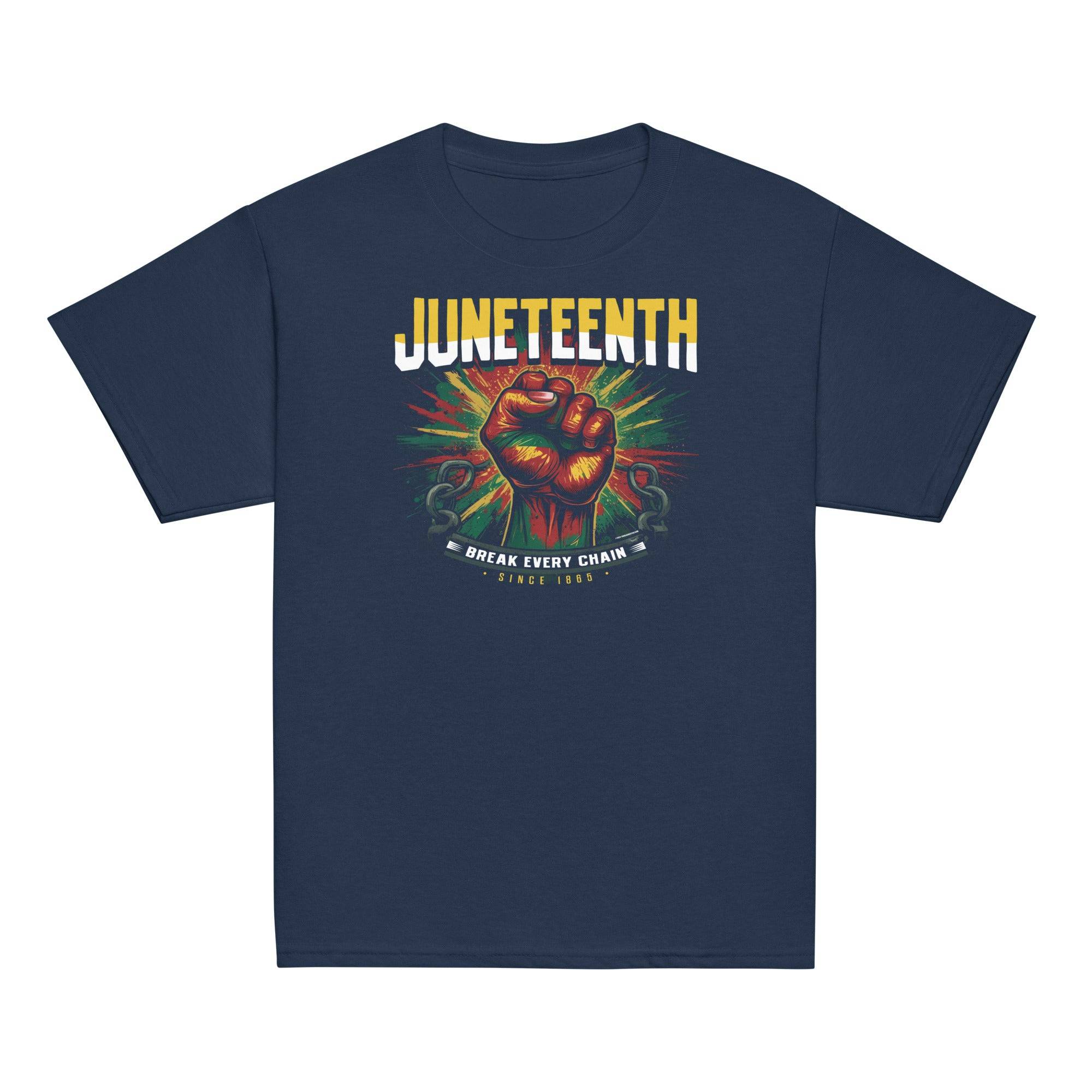 YOUTH Juneteenth Break Every Chain Classic Tee - Image 4