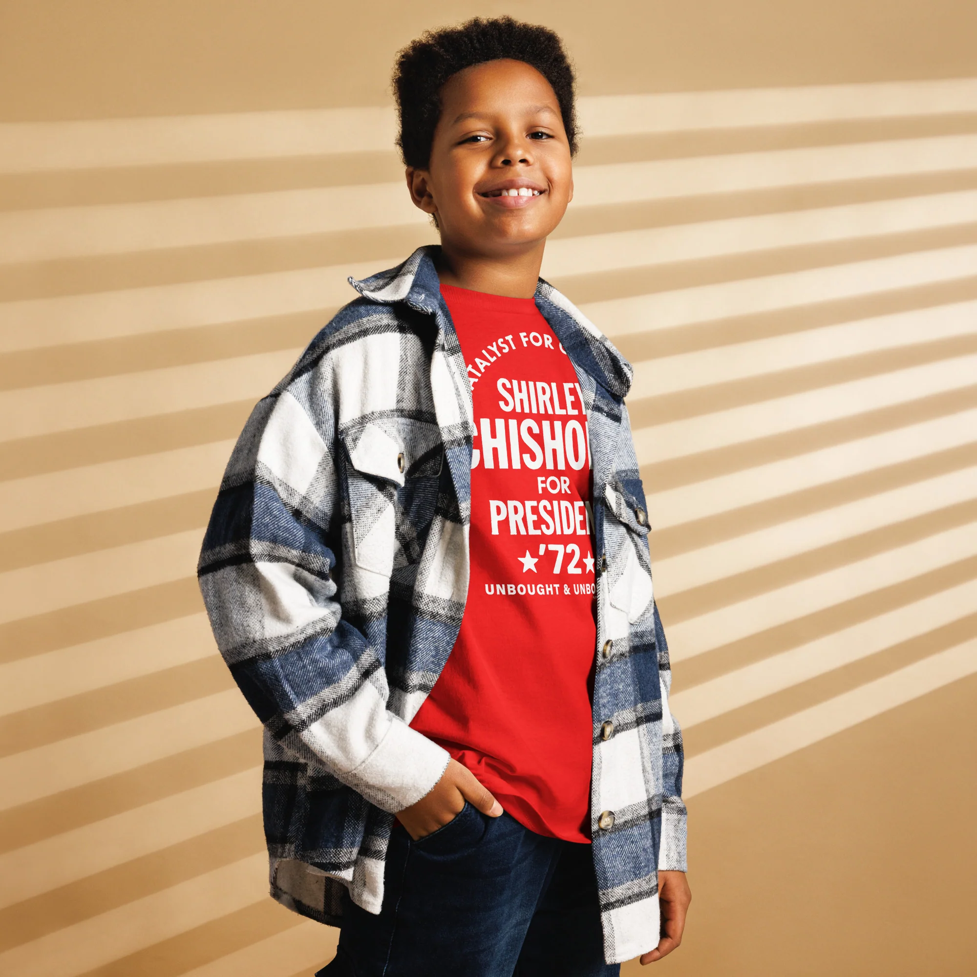 YOUTH Shirley Chisholm For President 72 Classic Tee - Image 3