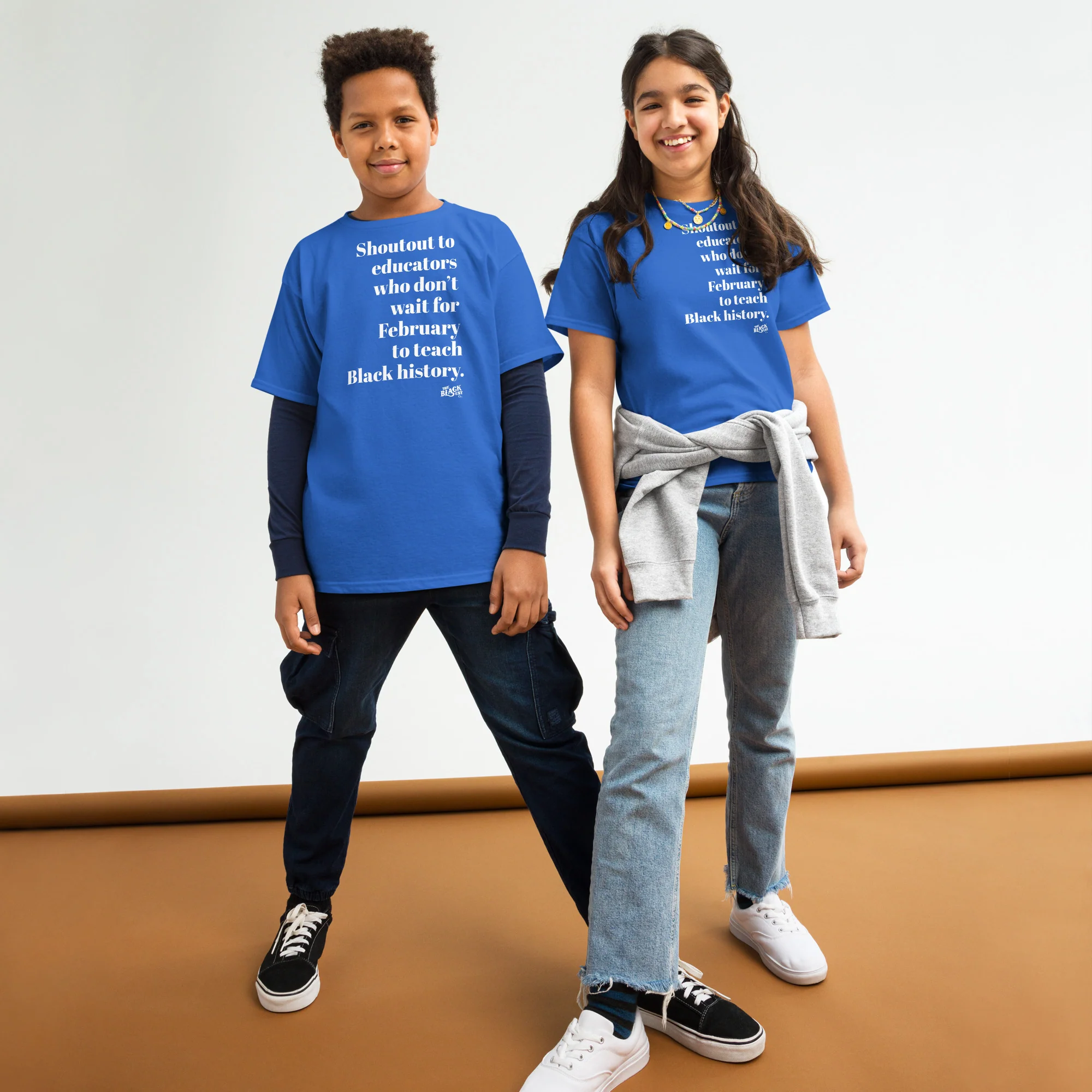 YOUTH Shoutout to Educators Teach Black History Classic Tee